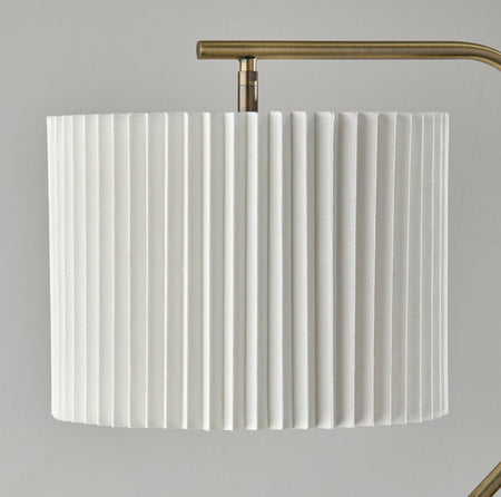 Evan Floor Lamp- Antique Brass
