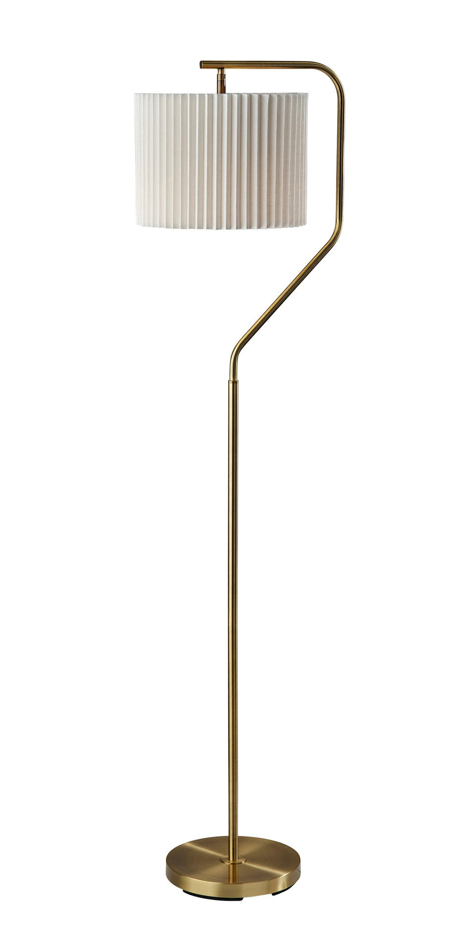 Evan Floor Lamp- Antique Brass