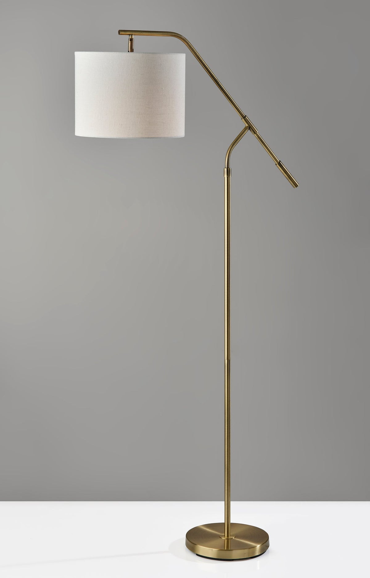 Milo Floor Lamp- Antique Brass