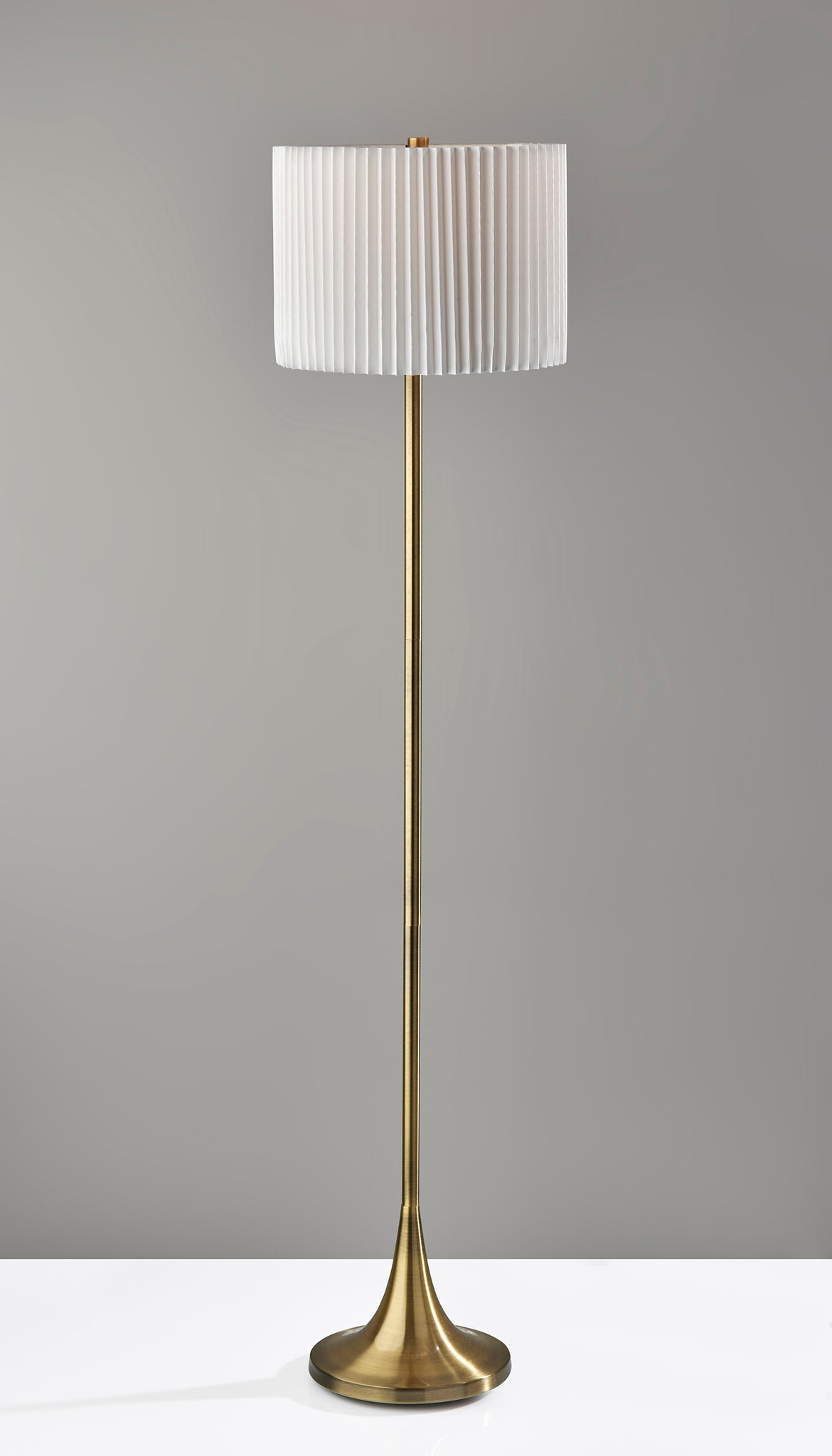 Eli Floor Lamp- Antique Brass
