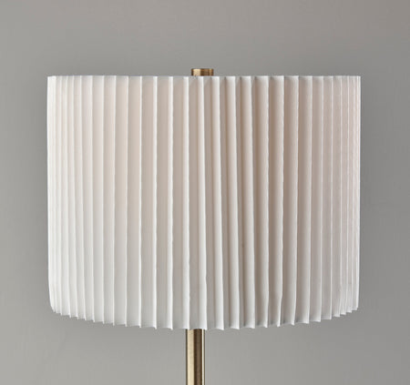 Eli Floor Lamp- Antique Brass