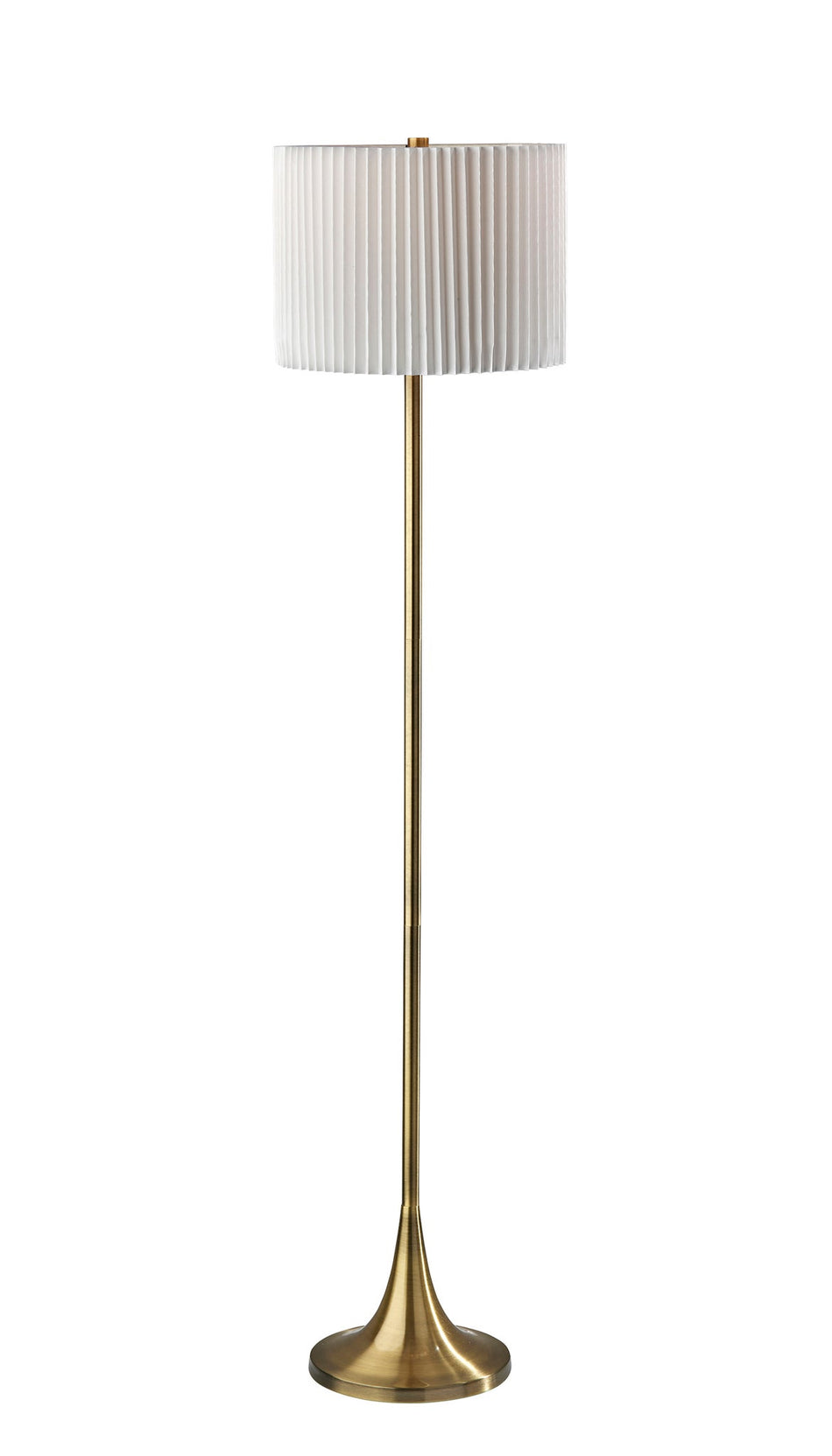 Eli Floor Lamp- Antique Brass
