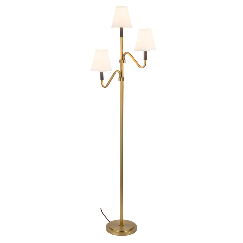 Sloan 68-in Gold Floor Lamp