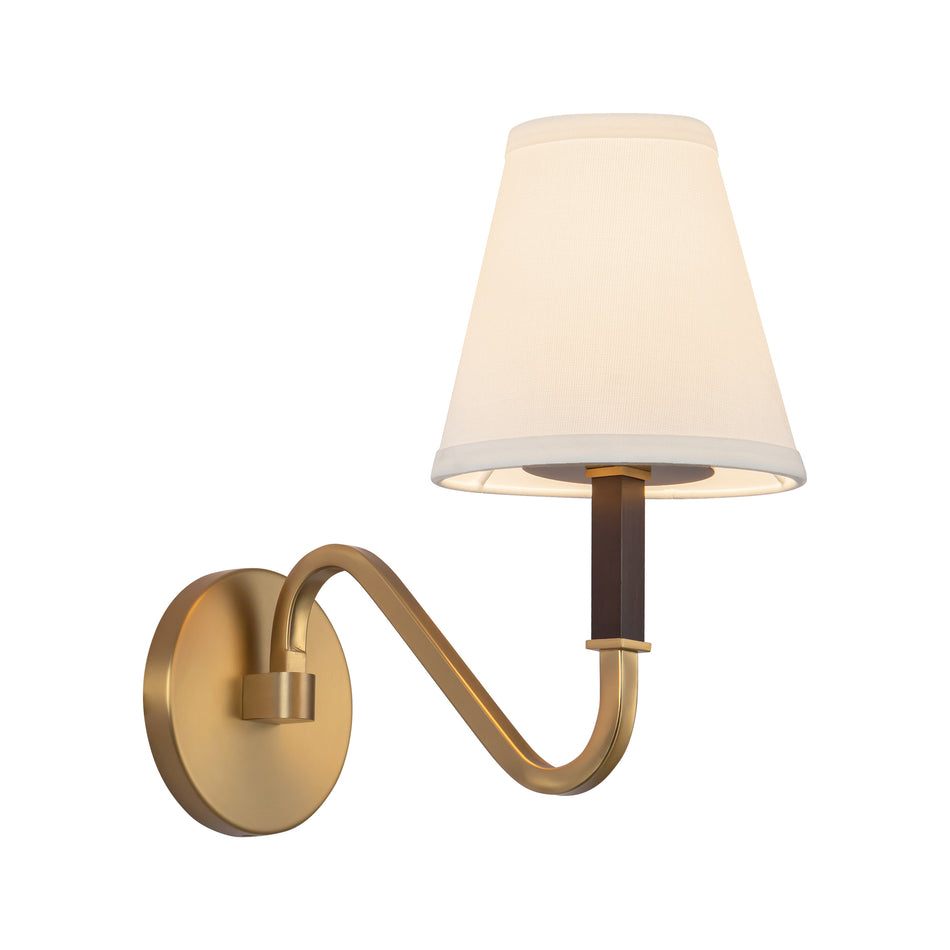 Sloan 12-in Gold Wall Sconce