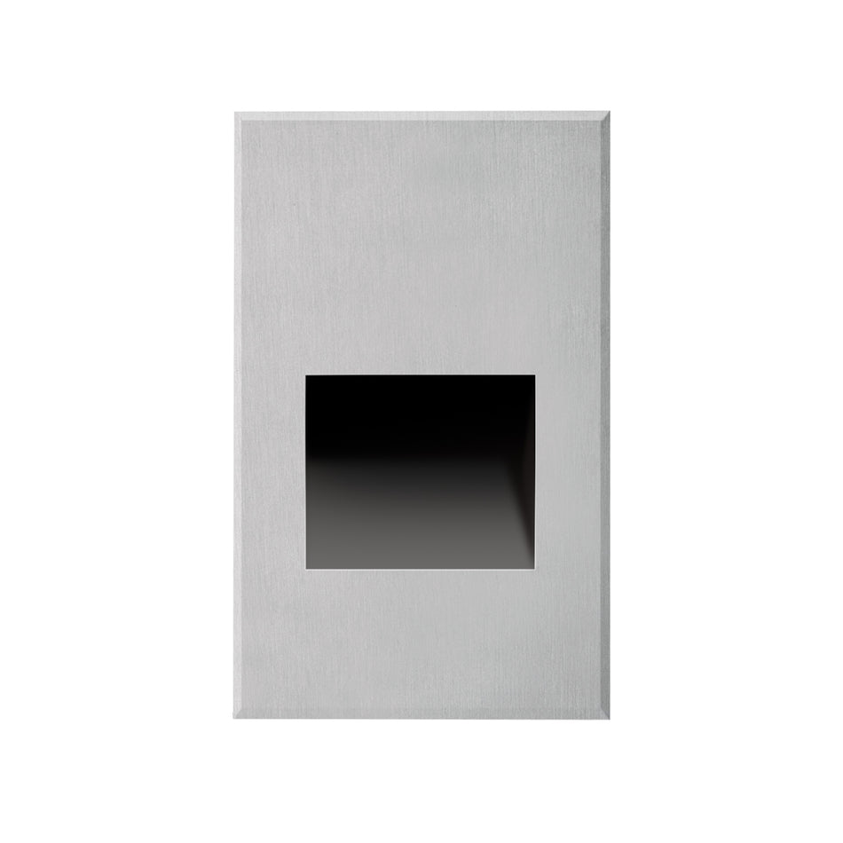 Sonic 5-in Brushed Nickel LED Exterior Wall/Step Lights