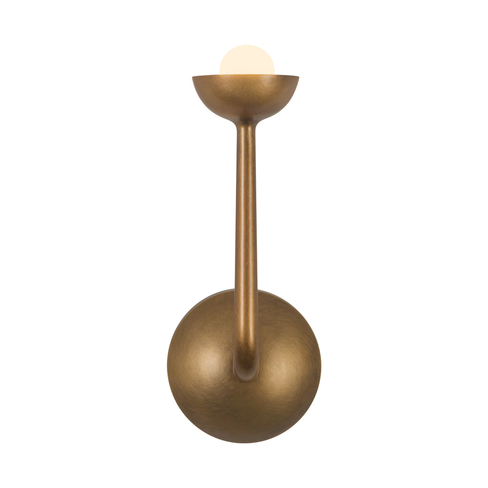 Spade 5-in Brass dimmable LED Bathroom Vanity Light
