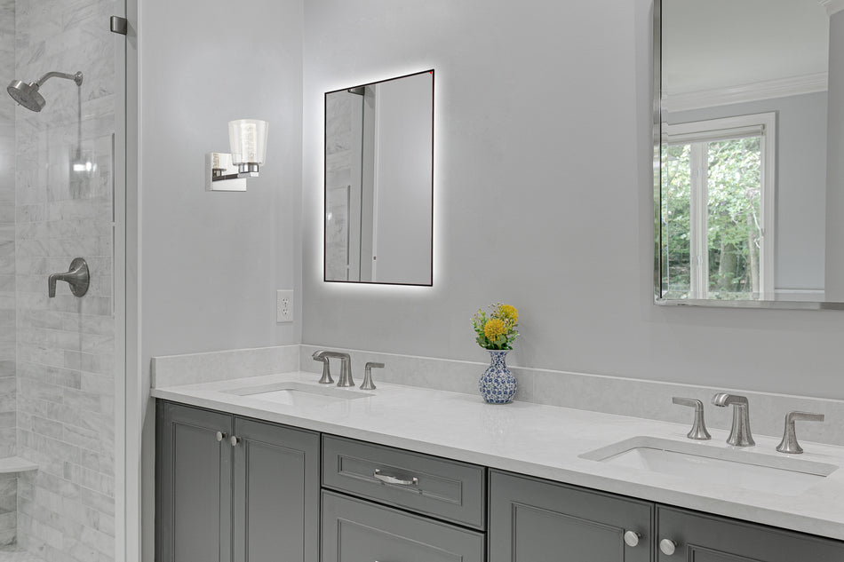 Dalton Collection 1-Light Bathroom Sconce Chrome