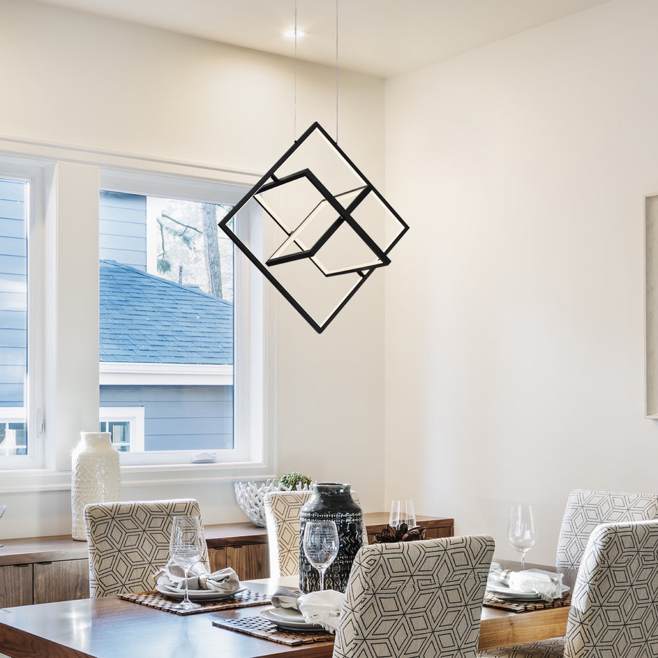 Graymar 24W LED Pendant Black