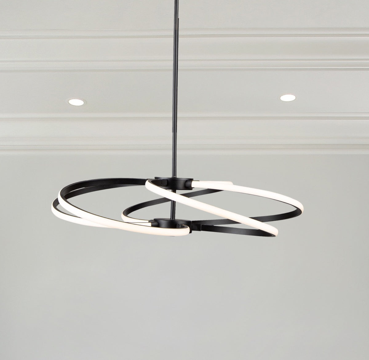 Equinox 30W LED Pendant Black