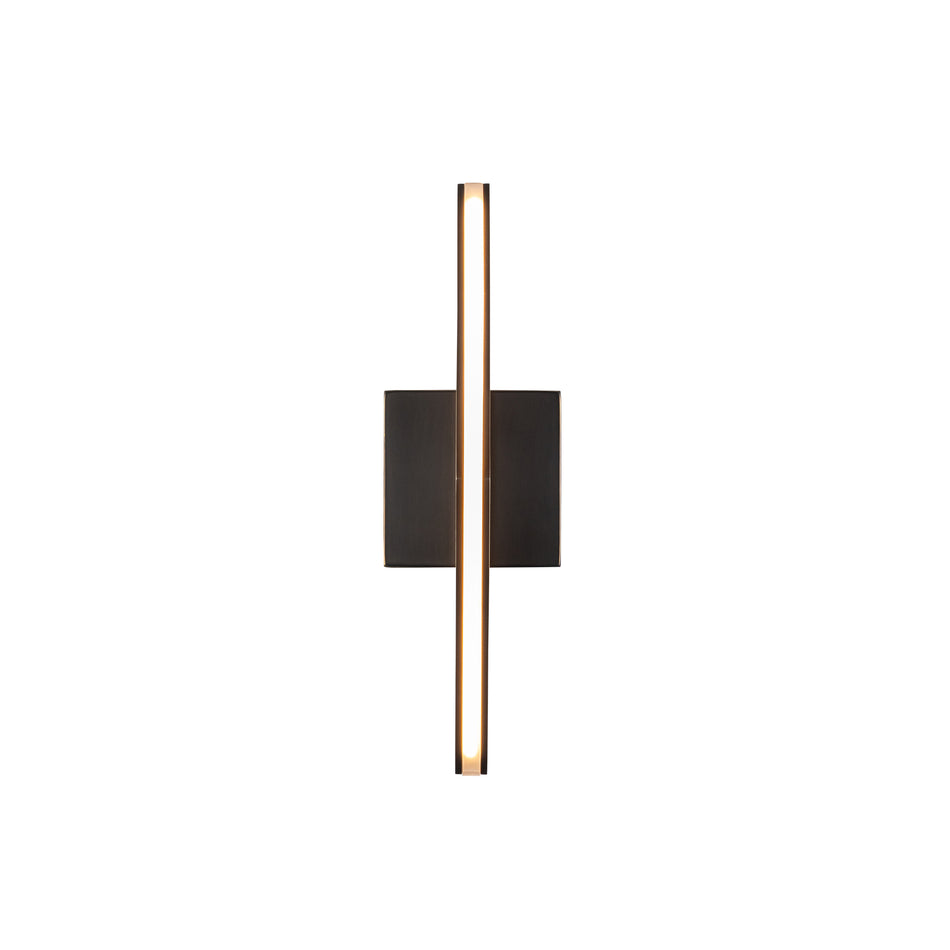 Tachi 4-in Urban Bronze LED Wall Sconce by KUZCO