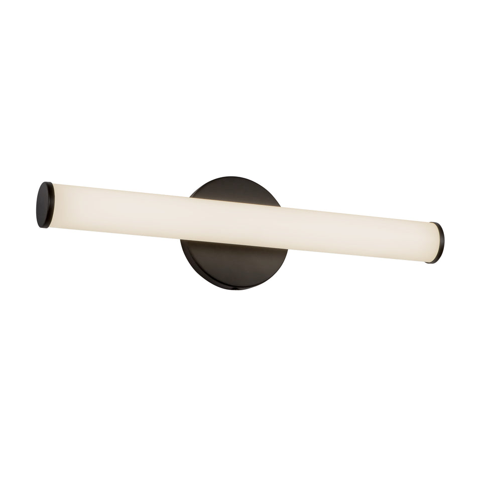 Tectra 18-in Black dimmable LED Wall Sconce