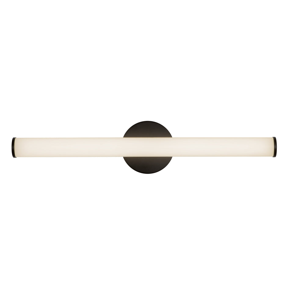 Tectra 24-in Black dimmable LED Wall Sconce