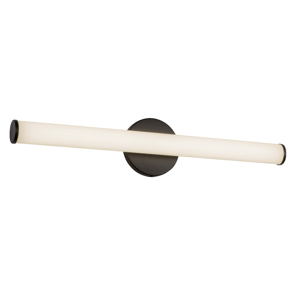 Tectra 24-in Black dimmable LED Wall Sconce