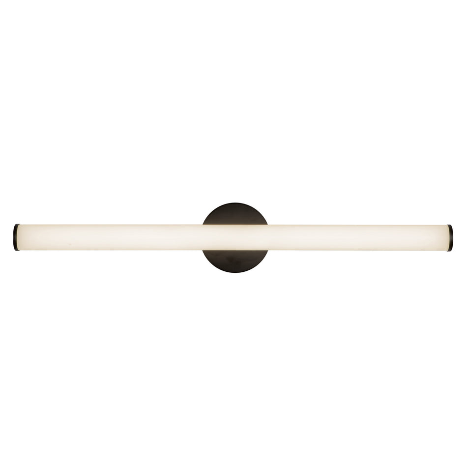Tectra 30-in Black dimmable LED Wall Sconce