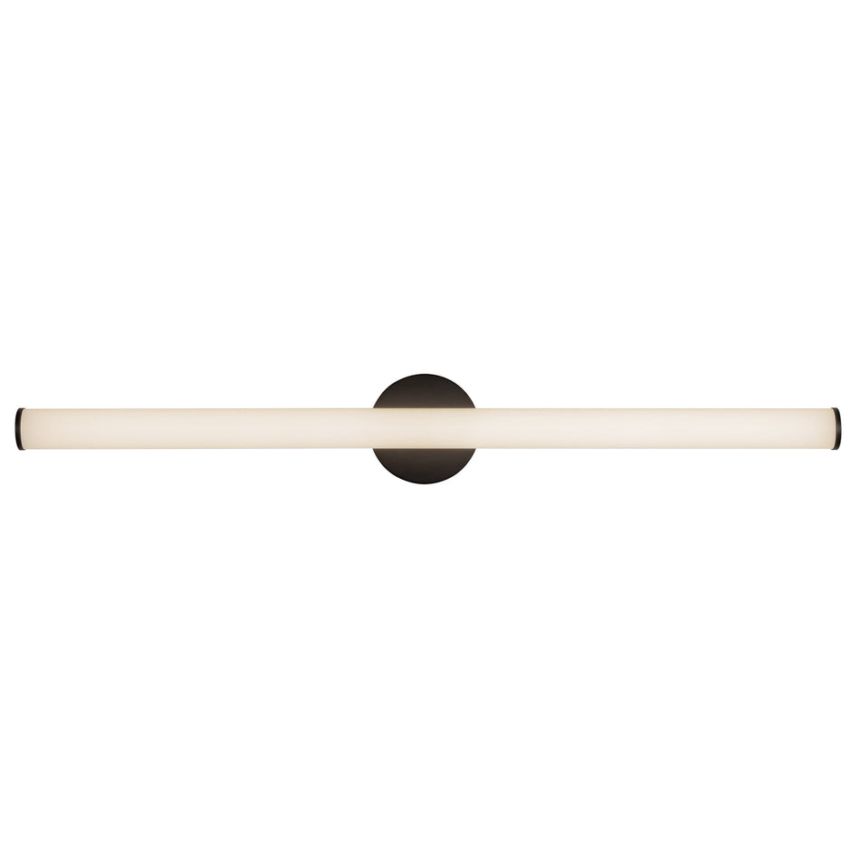Tectra 36-in Black dimmable LED Wall Sconce
