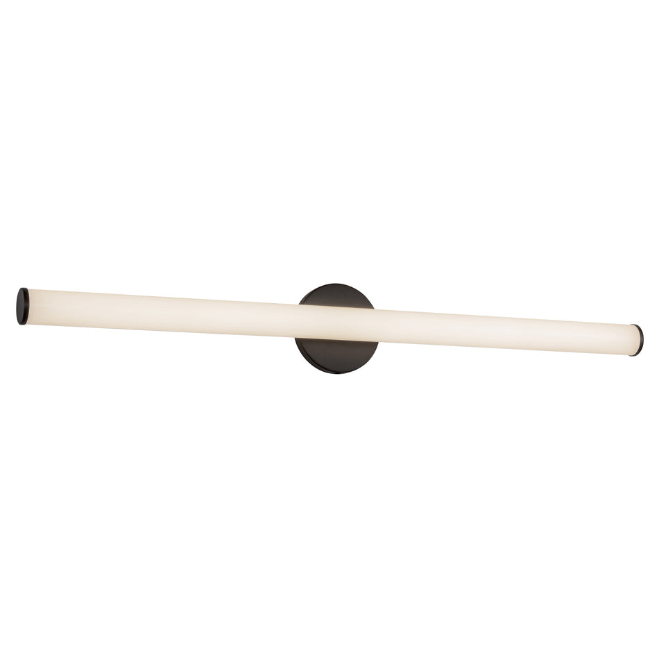 Tectra 36-in Black dimmable LED Wall Sconce