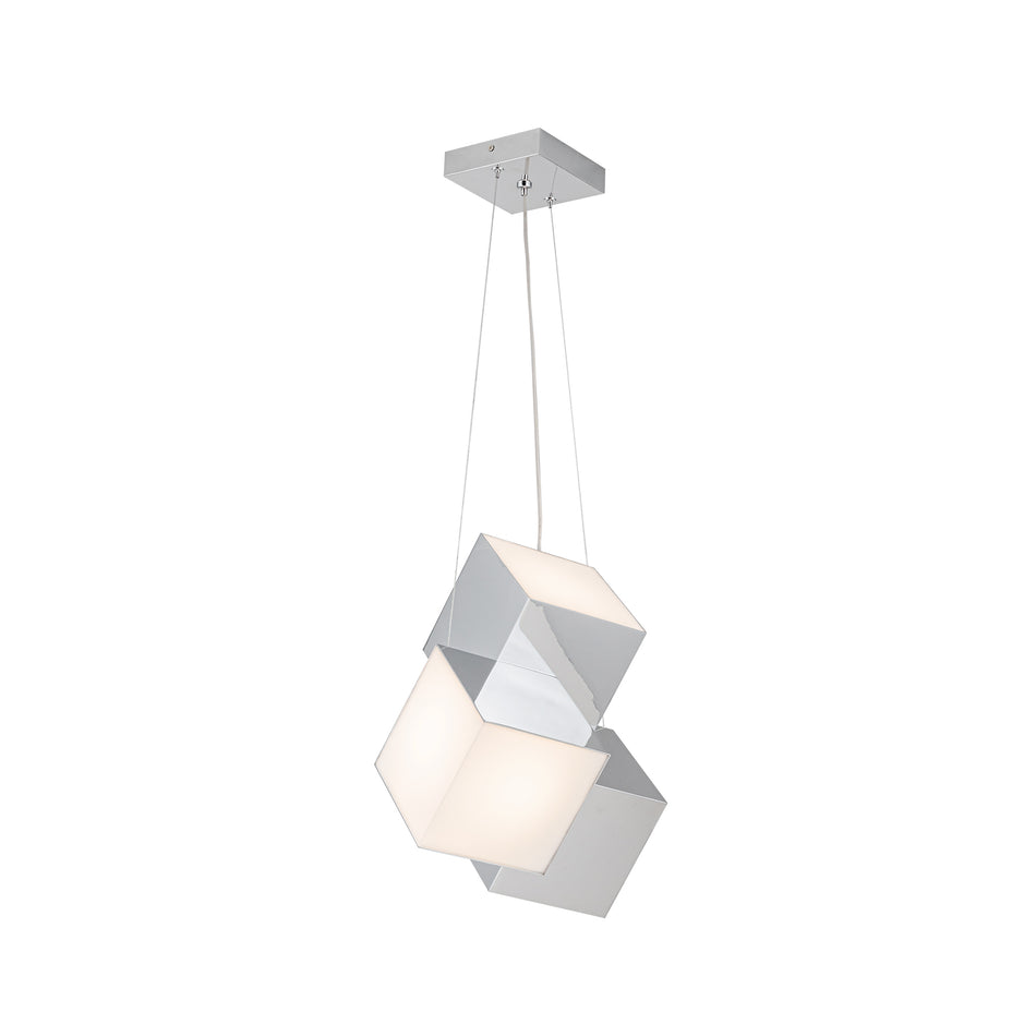 Tetra 11-in Chrome LED Pendant by KUZCO