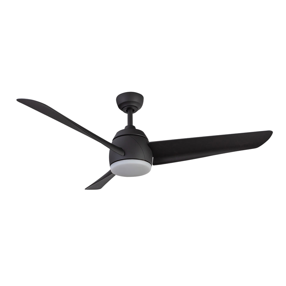 Thalia 54-in Matte Black LED Ceiling Fan by KUZCO