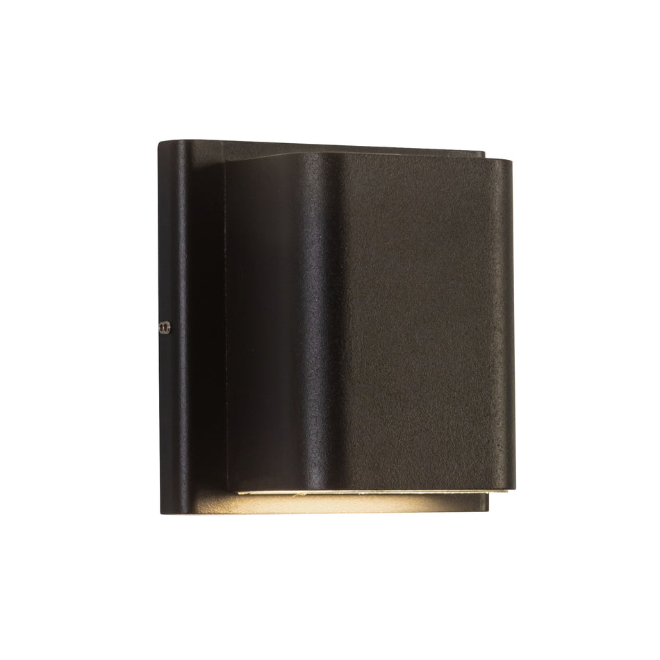 Tolan 4-in Black LED All terior Wall by KUZCO