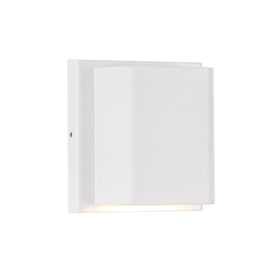 Tolan 4-in White LED All terior Wall by KUZCO