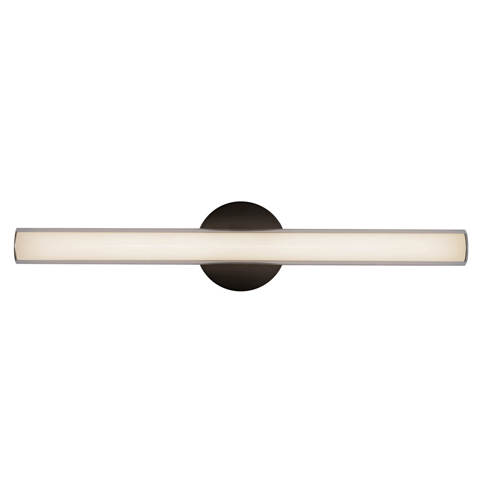 Tole 24-in Black dimmable LED Wall Sconce