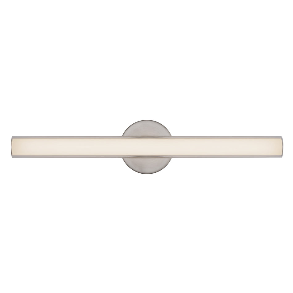 Tole 24-in Silver dimmable LED Wall Sconce