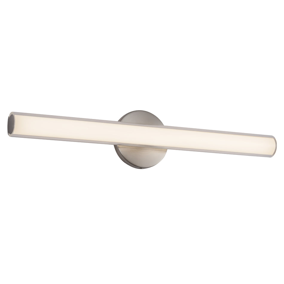 Tole 24-in Silver dimmable LED Wall Sconce