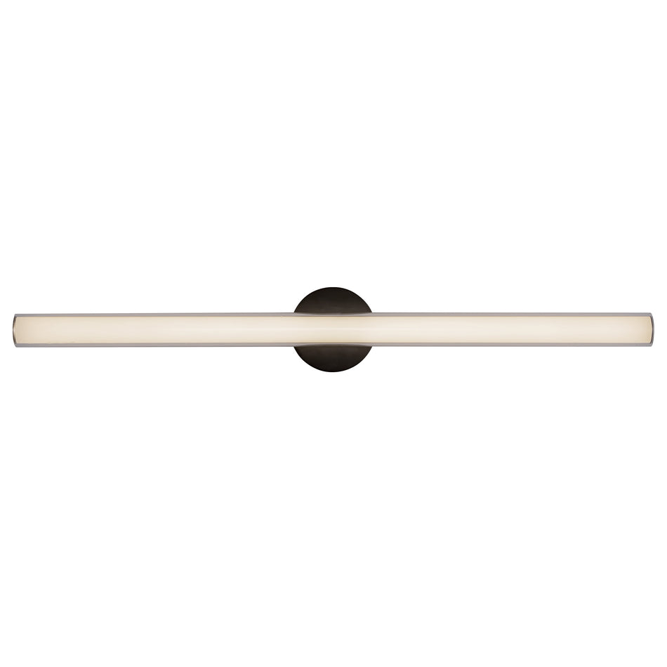 Tole 36-in Black dimmable LED Wall Sconce