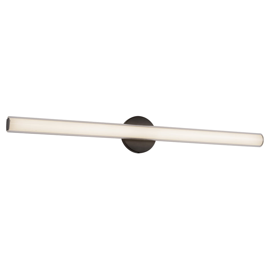 Tole 36-in Black dimmable LED Wall Sconce