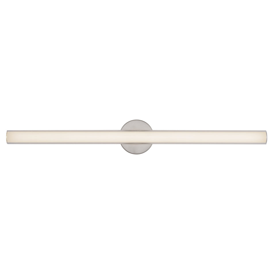 Tole 36-in Silver dimmable LED Wall Sconce