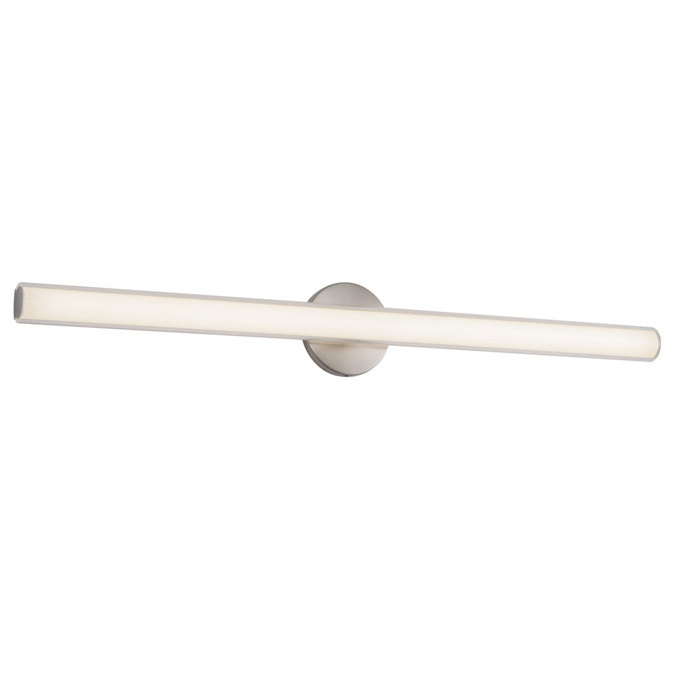 Tole 36-in Silver dimmable LED Wall Sconce