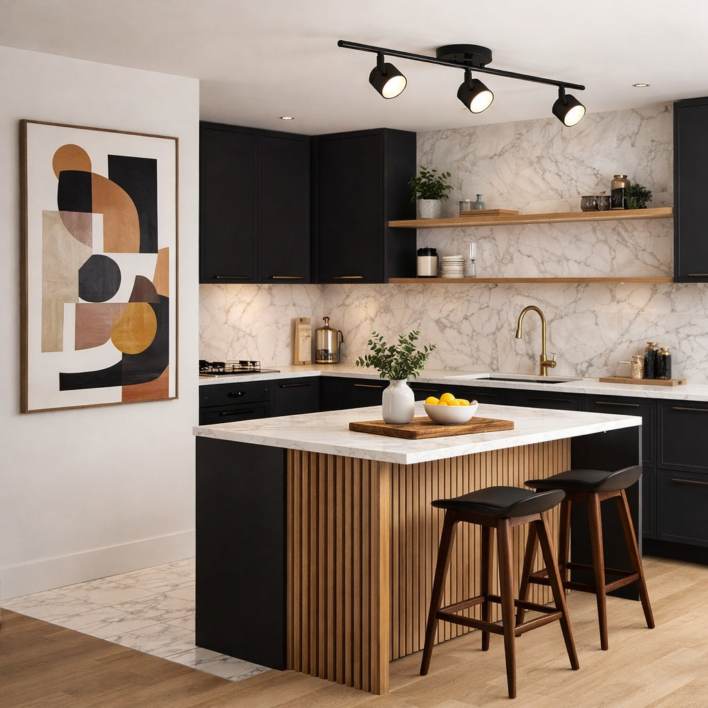 Lyra family 22" Modern LED track fixture by Kuzco