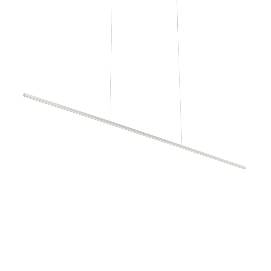 Vega Minor 60-in Brushed Nickel LED Linear Pendant