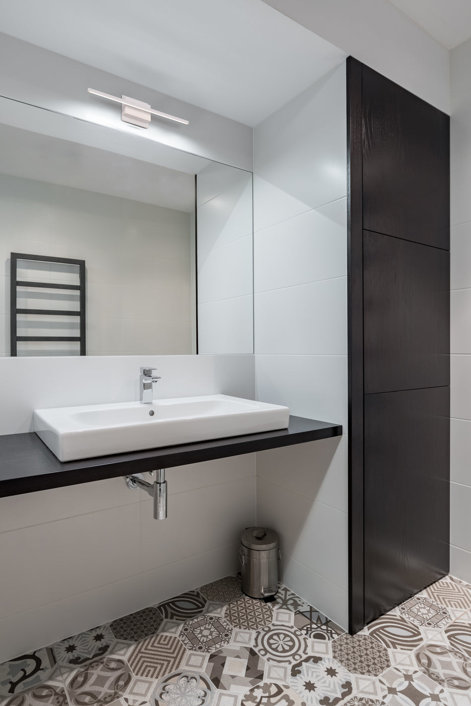 Vega Minor 24-in White LED Vanity Light by KUZCO