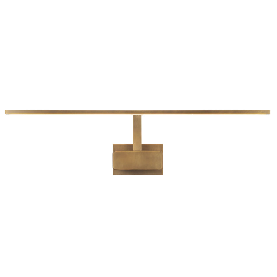 Vega Minor Picture 34-in Brass dimmable LED Picture Light