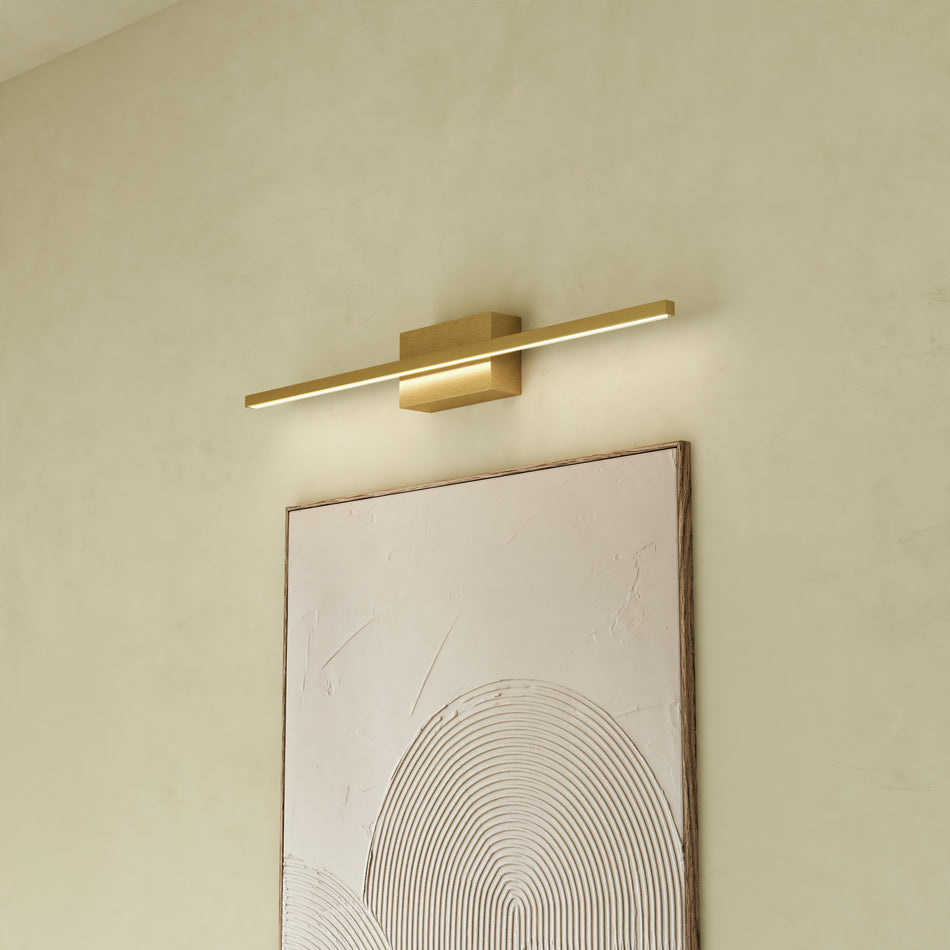 Vega Minor 24-in Brushed Gold LED Vanity