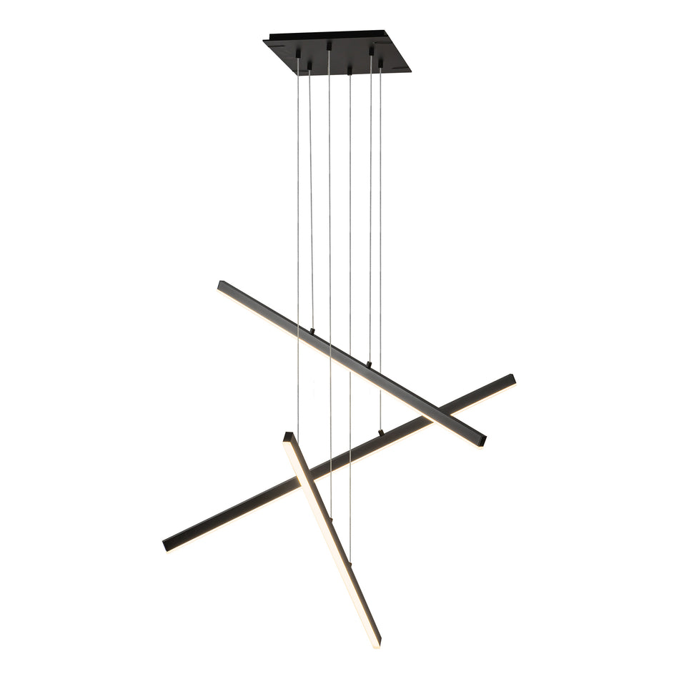Vega 45-in Black LED Multi Pendant