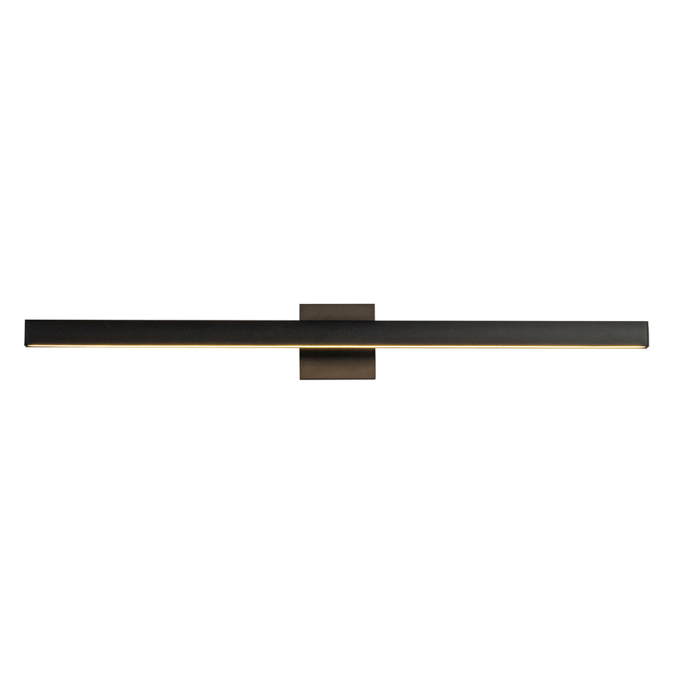 Vera 38-in Black LED Vanity by KUZCO