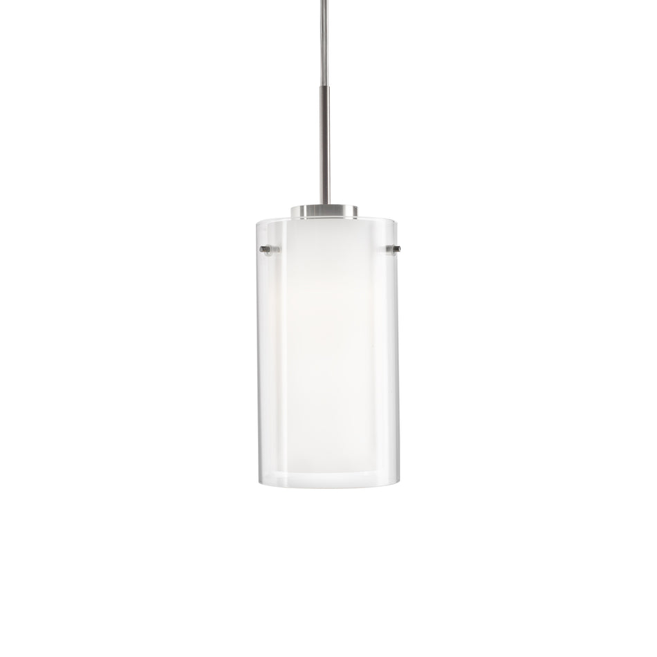 Verona 12-in Brushed Nickel LED Pendant