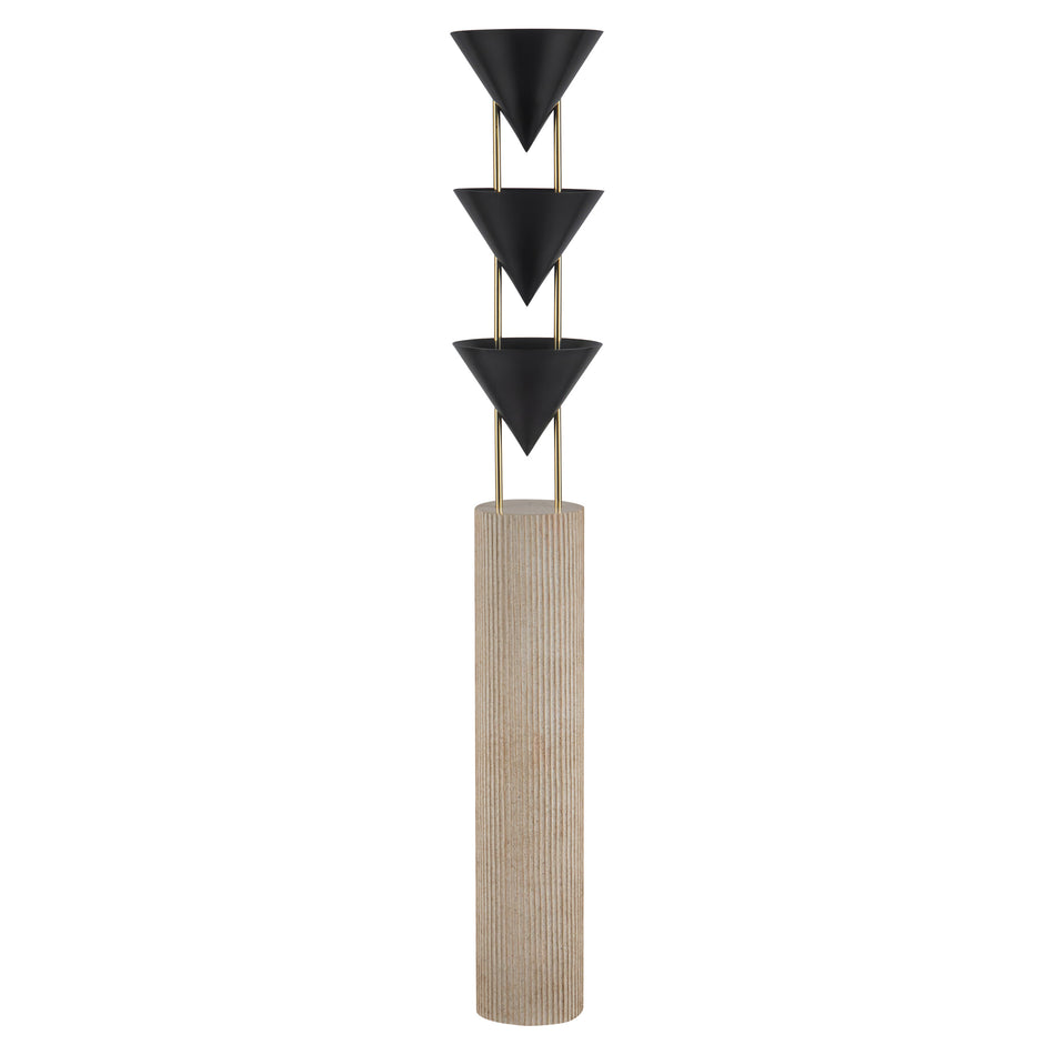 Versus 67-in Black Floor Lamp