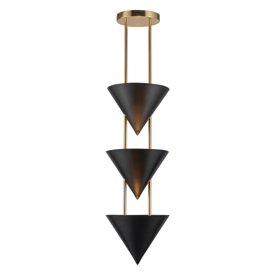 Versus 10-in Black Pendant