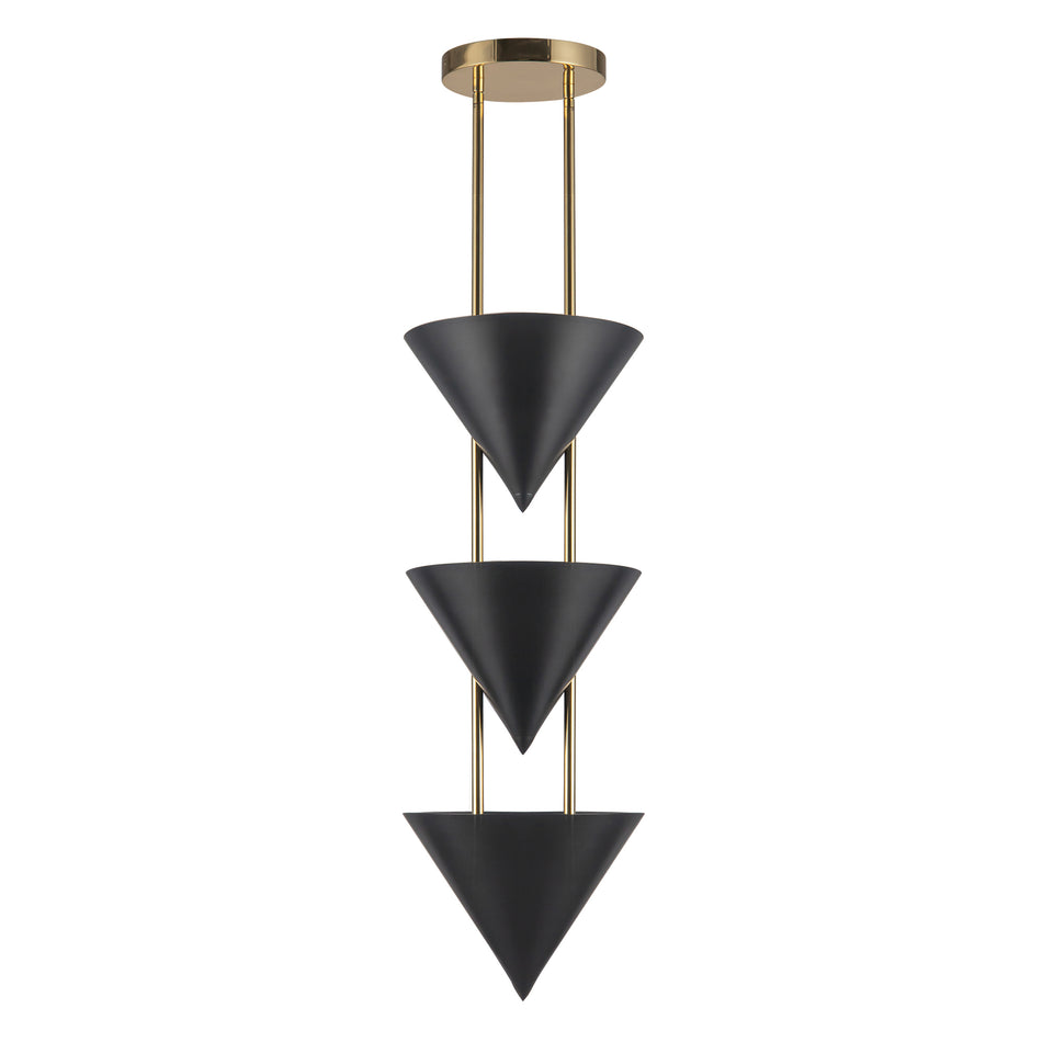 Versus 10-in Black Pendant