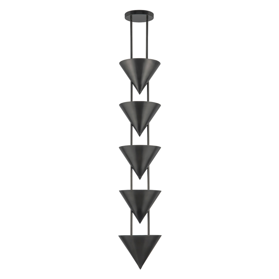 Versus 10-in Aged Steel Pendant