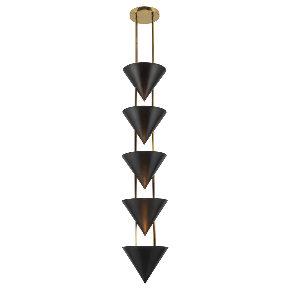 Versus 10-in Black Pendant