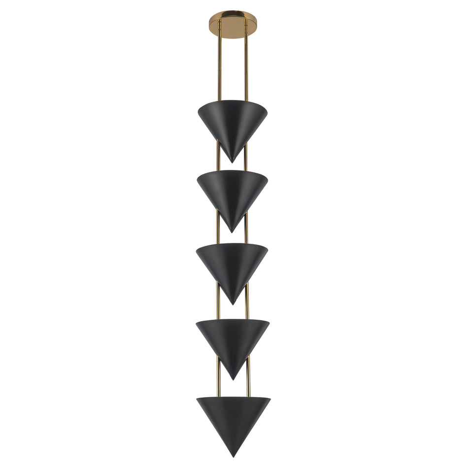Versus 10-in Black Pendant