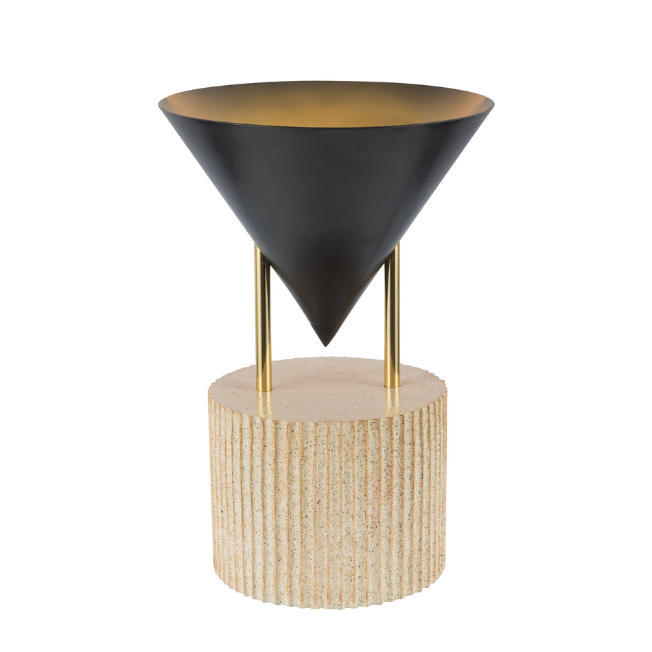 Versus 15-in Black Table Lamp