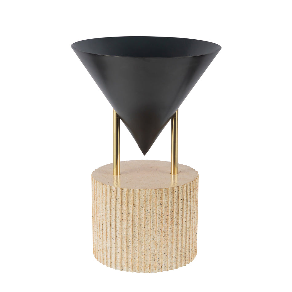 Versus 15-in Black Table Lamp