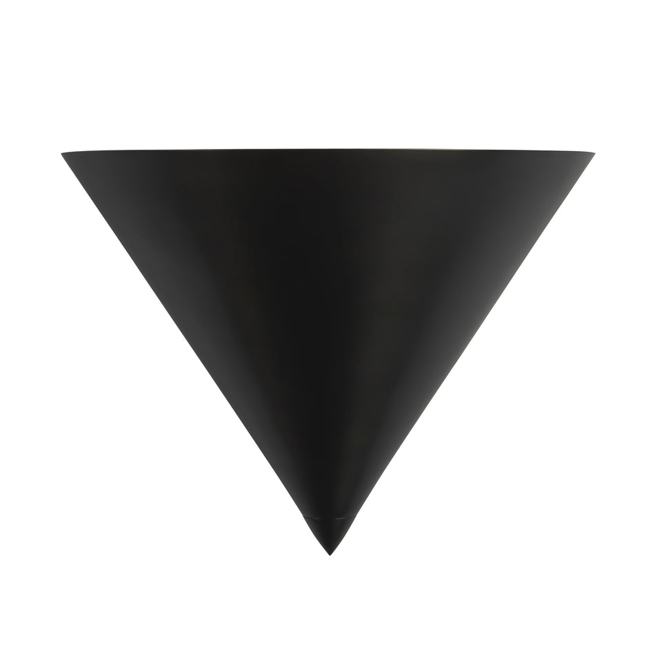 Versus 8-in Black Wall Sconce