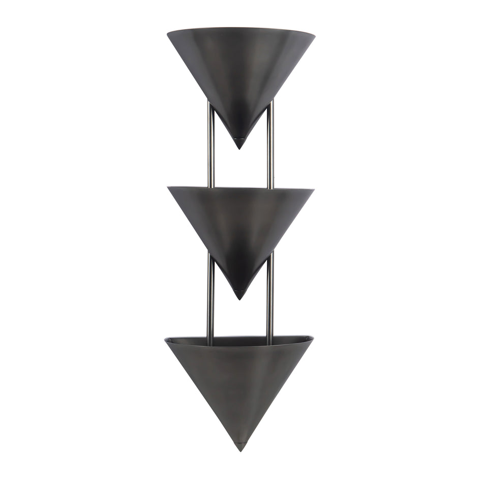 Versus 28-in Aged Steel Wall Sconce