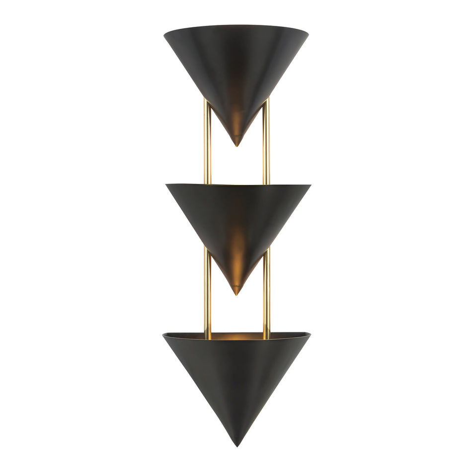Versus 28-in Black Wall Sconce